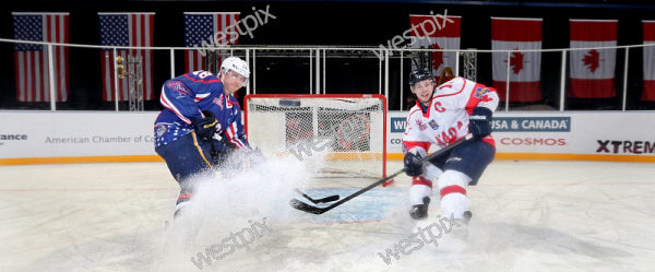 Usa Vs Canada Ice Hockey Captains Ian Cole Westpix